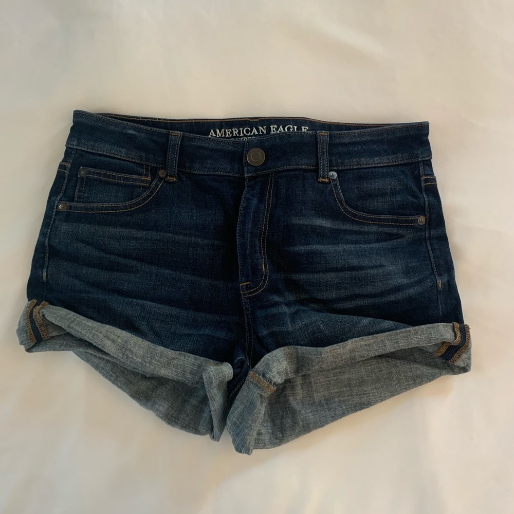 American Eagle outfitters dark wash denim shorts
